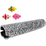 Saim Fish Tank Decorations Cave Ceramic Plecos Cave Spawning Fish Shrimp Shelter Breeding Cave with 3 Fish Decorations Aquari