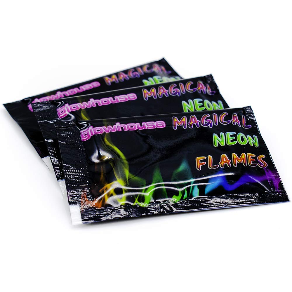 The Glowhouse Magic Neon Flames Mystical Fire Colourant (50 Pack)