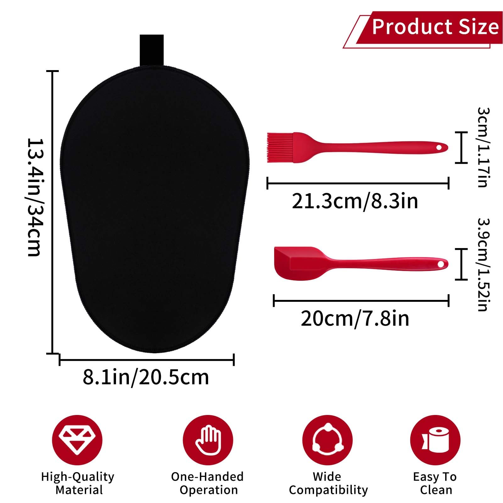 Mixer Sliding Mat for Kitchenaid 6/7/8 Quart Stand Mixer, Slider Mat Compatible with 5-8 Qt Kitchenaid Mixer Accessories