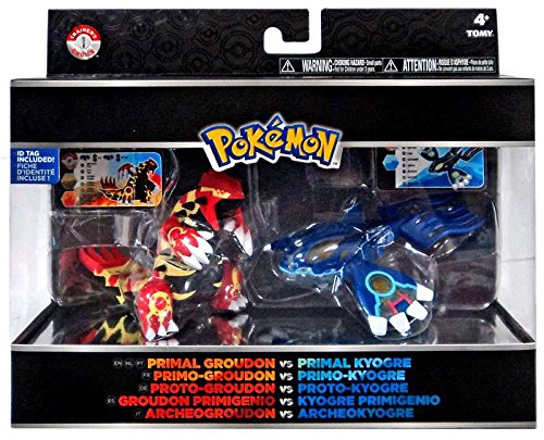 Pokemon primal trainer s choice 2 figure set - groudon & kyogre