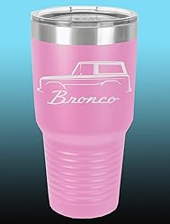 1966-77 Ford Bronco 30oz Stainless Steel Tumbler