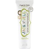 Jack N Jill Kids Toothpaste, Fluoride Free, Flavor Free, 1.76 oz | Fluoride Free Kids &amp; Toddlers Toothpaste, Gently Cleans Teeth, 40% Xylitol, BPA Free, No Artificial Dyes