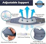 Wonder Care Soft Neck Brace Cervical Collar Grey Small for Neck Support view 4