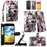 Cellularvilla Wallet Case for BLU Studio 5.5 D610a Pu Leather Wallet Card Flip Open Pocket Case Cover Pouch