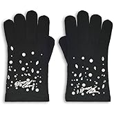 KARL LAGERFELD womens Crystal and Pearl Studs Gloves