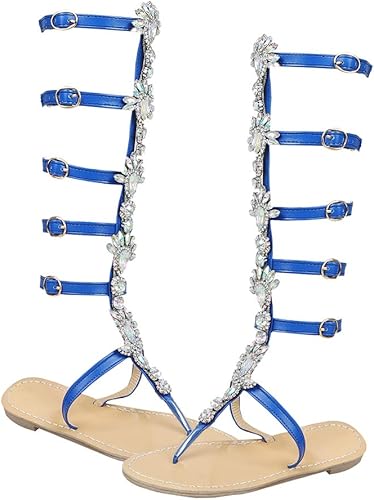 rhinestone gladiator sandals uk