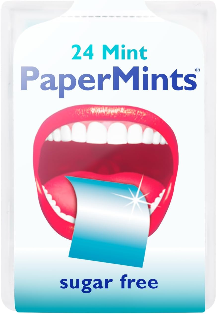 PaperMints Cool Mint Strips 3 x 24 Sugar Free Oral Care Strips