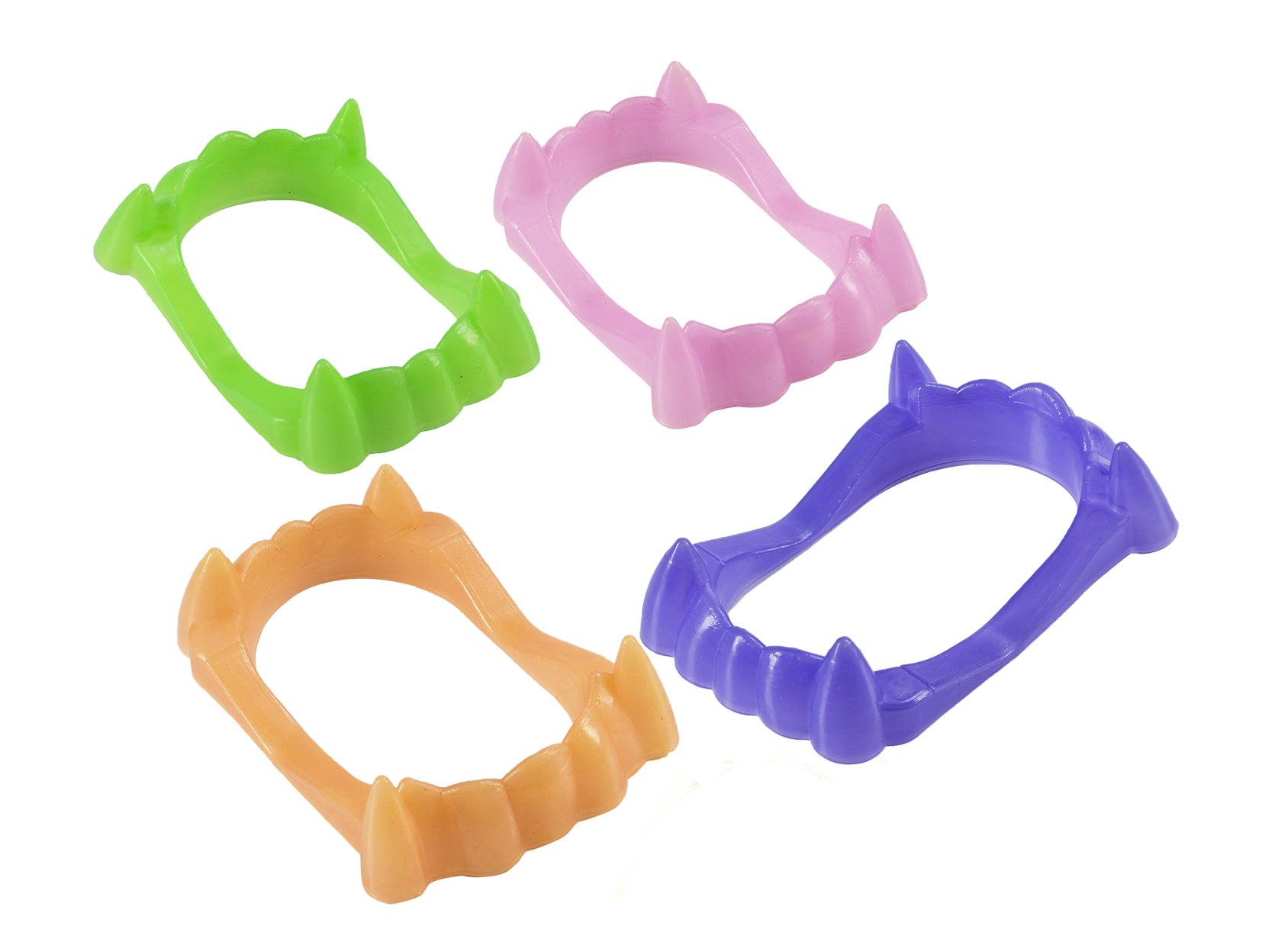 Plastic Vampire Fangs Dracula (144 Pcs) 1 Gross Toys & Games