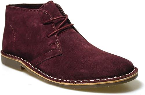 burgundy boots suede