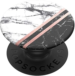 PopSockets Swappable Expanding Stand and Grip for Smartphones and Tablets - Marble Rose