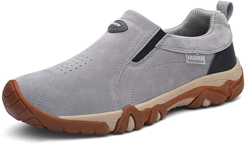 Amazon 撥水機能 アウトドアシューズ トレッキングシューズ メンズ ローカット 4e ハイキングシューズ メンズ 登山靴 ジャングル メンズシューズ スニーカー ウォーキングシューズ スリッポン ムリョシューズ ハイキング トレッキングシューズ