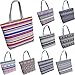 Ladies Cross Body Shoulder Bag Handbags Large Capacity Canvas Bags Black for Women TOPUNDER H
