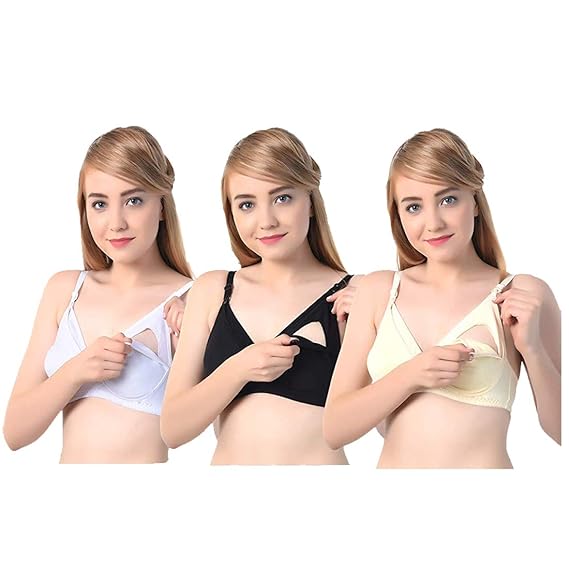 Feeding Maternity Bra for Women's(Pack of 3)