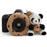 Jusoodiew Shutter Hugger, Camera Lens Stand for Family and Pets Photography | Lens Accessories, Photography Props for Baby &amp; Pet Posing, Handmade Camera Buddies