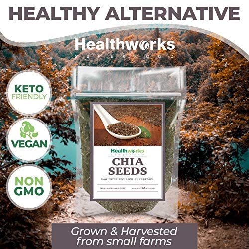 Healthworks Chia Seeds Raw (32 Ounces / 2 Pounds) | Premium & All-Natural | Contains Omega 3, Fiber & Protein | Great… - Image 7