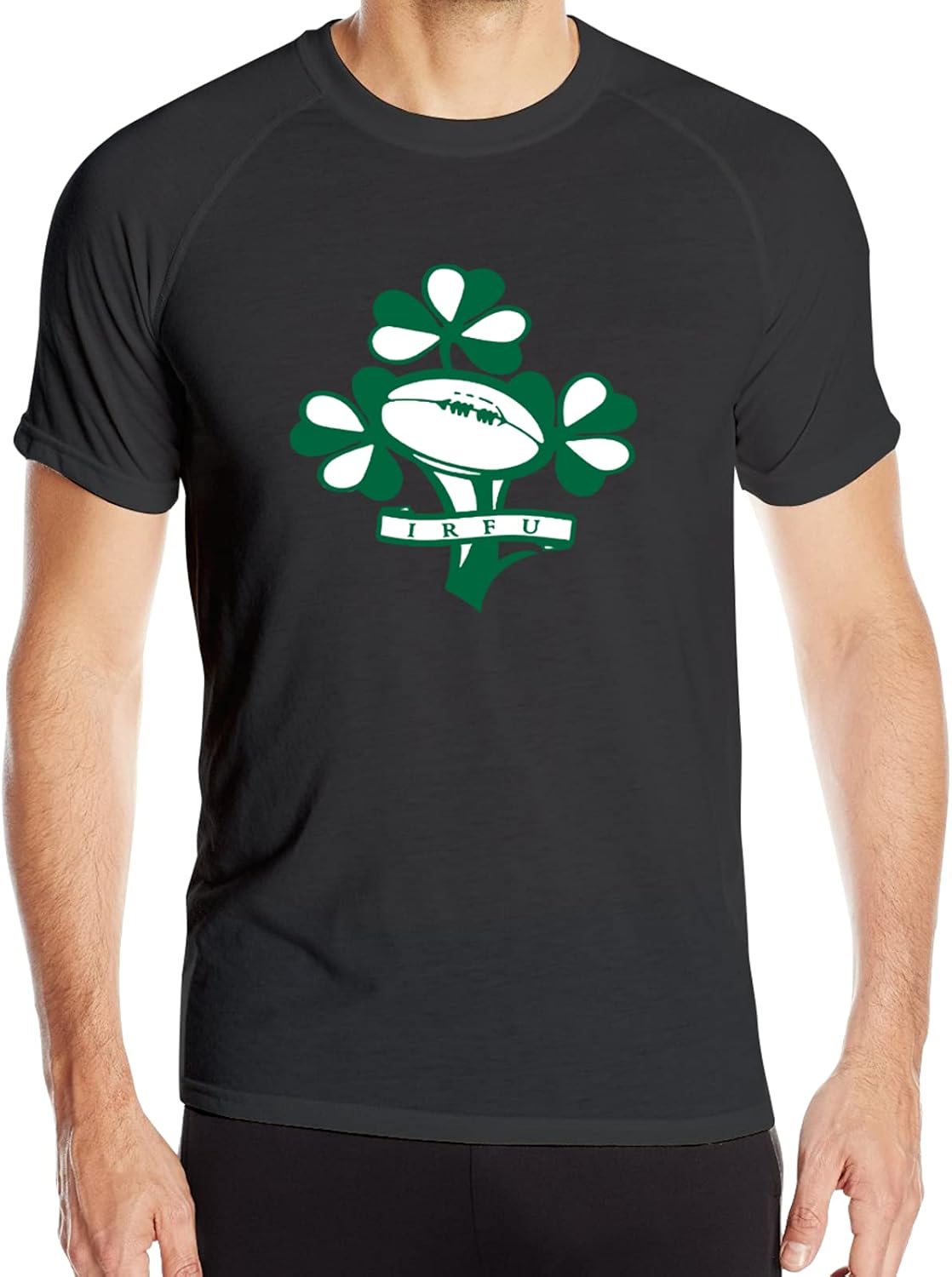 Ireland Rugby Union T Shirts for Men Short Sleeve T Shirt Quick-Drying T Shirt Mens Crew Neck 