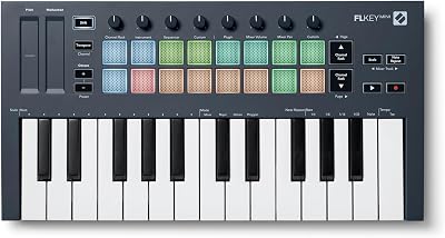 Novation FLkey Mini Portable 25-Key USB MIDI Keyboard Controller FL Studio