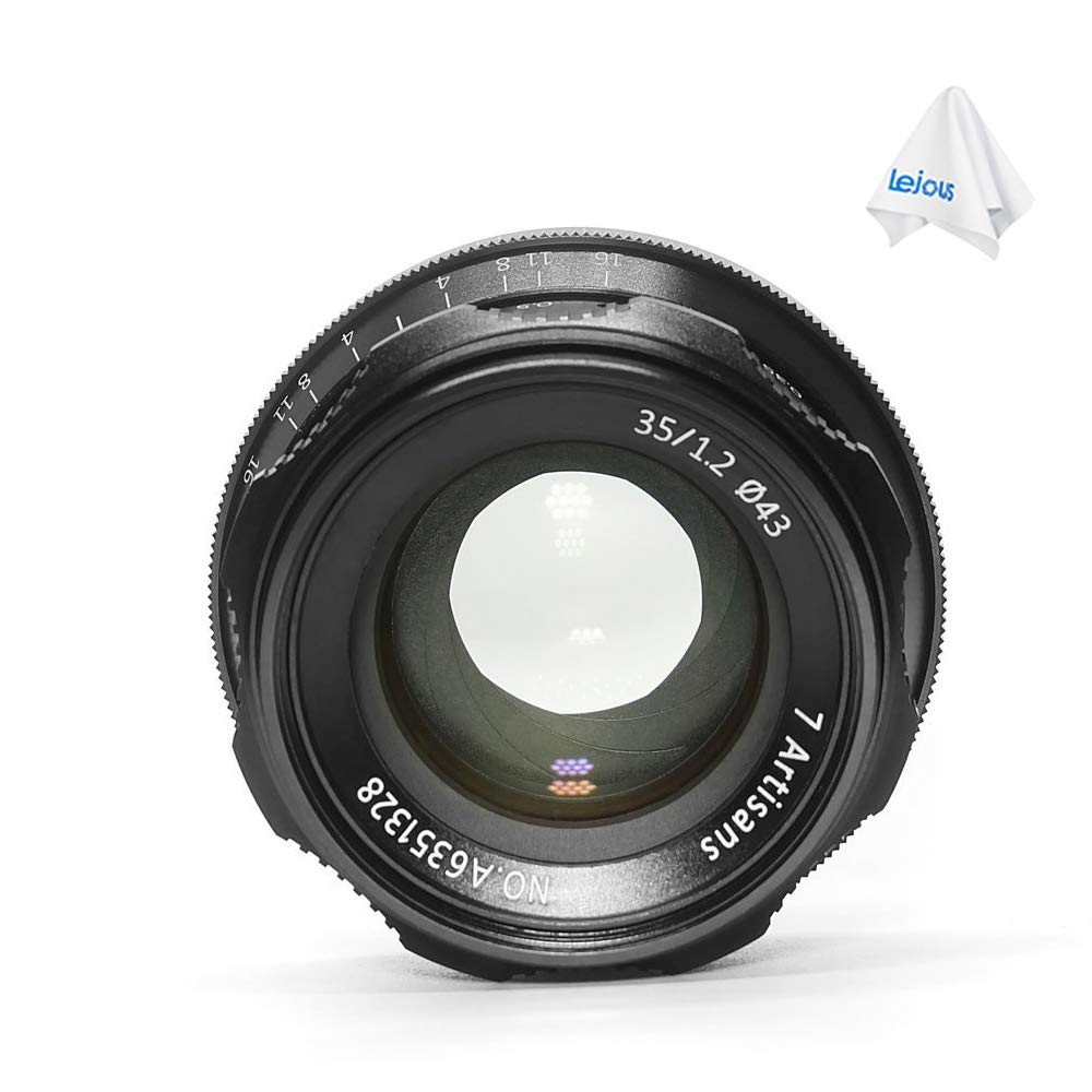 7artisans 35mm F1.2 APS-C Manual Focus Lens for Fujifim Fuji X Mount  Cameras X-A1 X-A10 X-A2 X-A3 X-at X-M1 X-M2 X-T1 X-T10 X-T2 X-T20 X-Pro1 X-Pro2  X-E1 ...