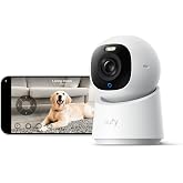 eufy Security 4K Indoor Camera E30, No Subscription, Work as Pet Camera | Nanny/Baby Camera, Pan&amp;Tilt, AI Tracking, AI Detection, 24/7 Recording, Color Night Vision, Two-Way Audio,Works with HomeKit