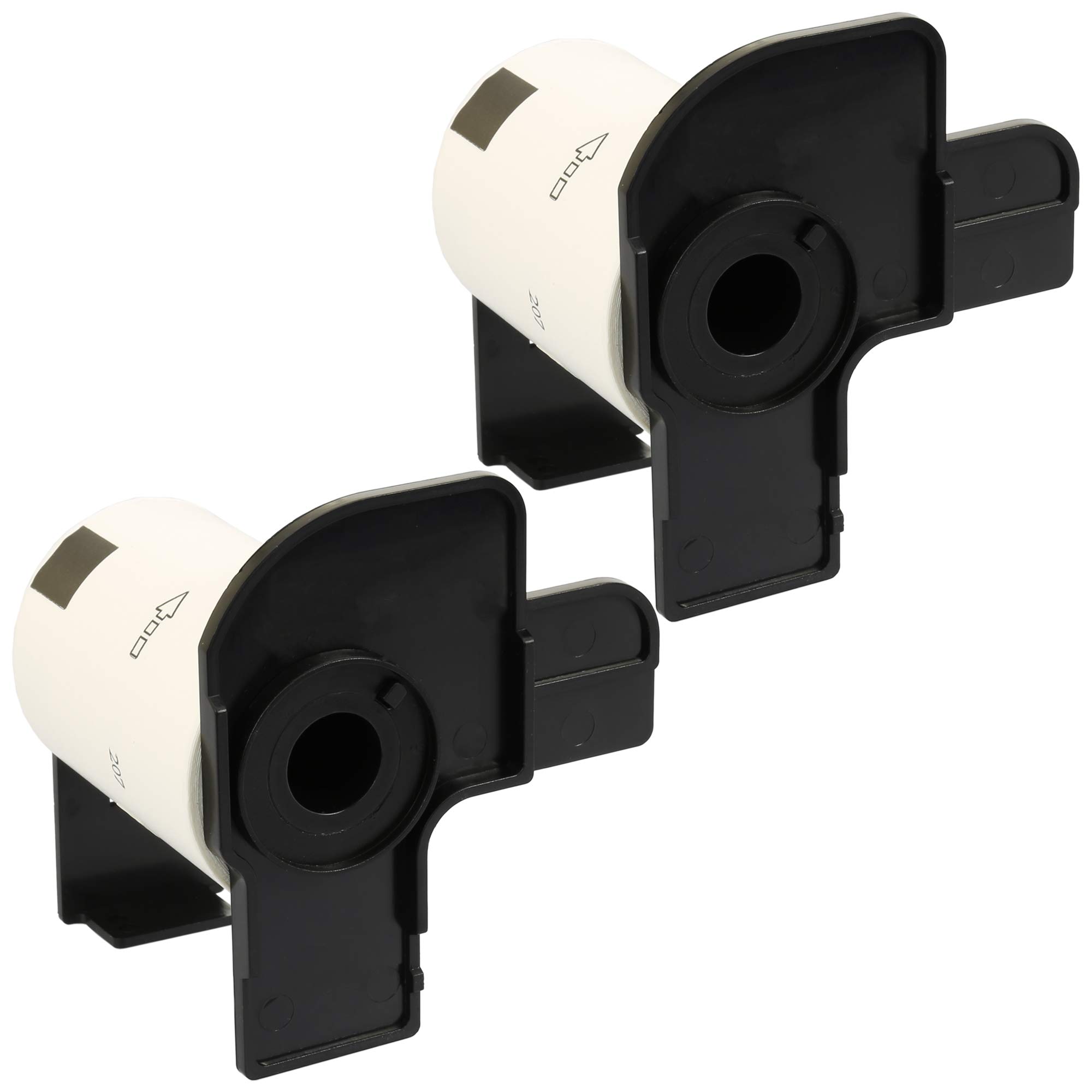 Compatible with DK11207 CD DVD Round Labels (100 Labels per Roll) for Brother QL-500 QL-550 QL-560 QL-570 QL-580N QL-700 QL-720NW QL-800 810W QL-1050 1100 1110NWB Label Printers (58mm x 58mm)