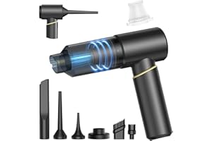 BSRCO Handheld Vacuum Cordless Rechargeable, Car Vacuum Portable Cordless with Strong Suction15Kpa, Hand Vacuum Ultra-Quiet (75dB), 21min Runtime, Lightweight (1.25 lbs) for Car, Pet Hair, Home