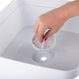 Minky 11L Washing Up Bowl with Plug & Strainer Speckled White UK Made view 3