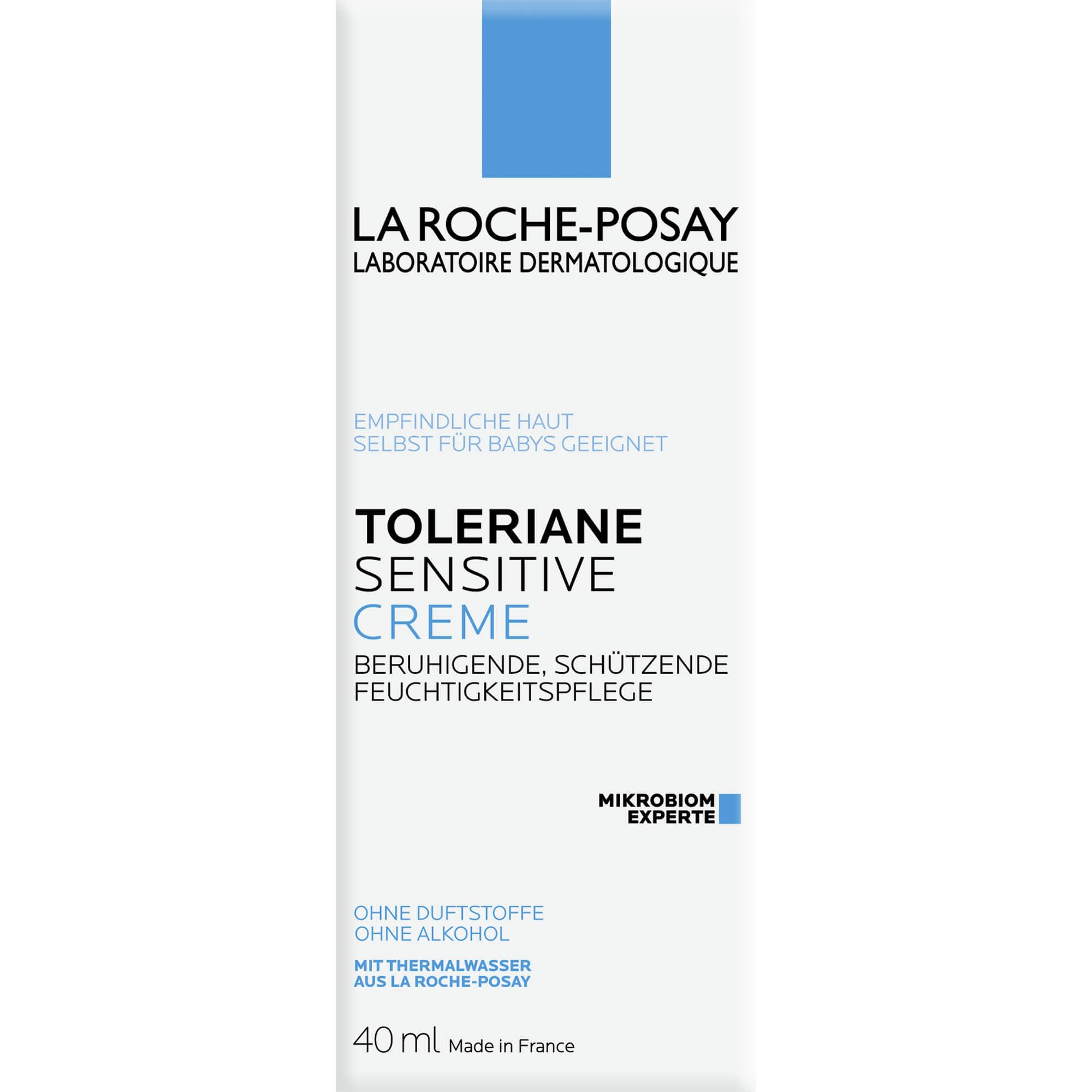 La Roche-Posay Toleriane Sensitive Face Cream 40 ml - Soothing Moisturising Cream for Dry, Sensitive Skin