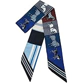 jeunecheval Purse Scarf for Women Bag Scarf Handbag Handle Accessory