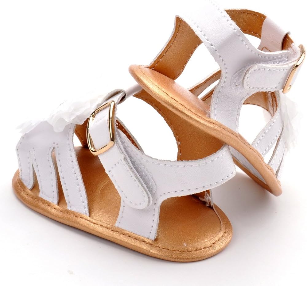 Baby Girls' Summer Flower Shoes Infant Sandals First Walkers: Shoes