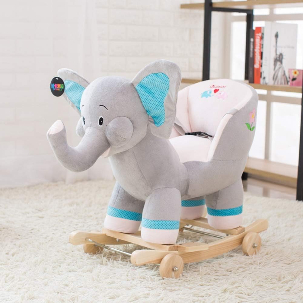 padded rocking horse