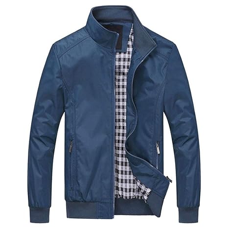 Übergangsjacke Herren Bomberjacke Sommer Blouson Jacke Leicht Freizeitjacke Mäntel Männer