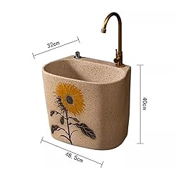 XAWSOP Mop Sink Utility Sink Floor-Standing Utility