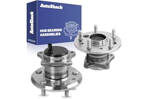 AutoShack Rear Wheel Hub Bearing Assemblies - Driver and Passenger Side for Toyota & Lexus, Camry 2002-2011 Avalon 2005-2012 