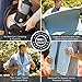 Zero Grid Travel Towel - Quick Dry Microfiber - Backpacking & Camping Set, XL, Blue