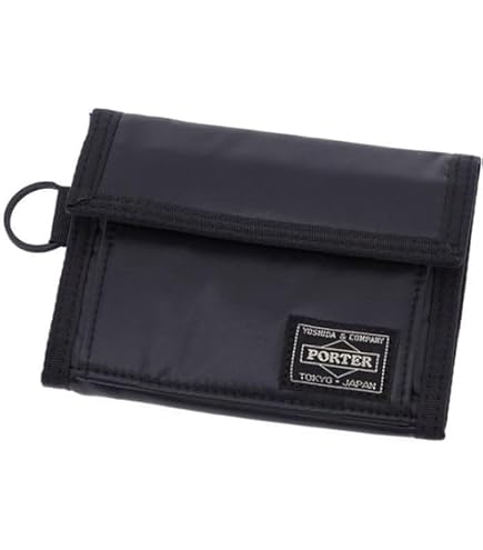Amazon.com: Yoshida Bag Porter Current Folding Type Wallet Black