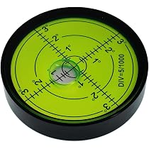 Mini Magnetic Three-Line Level Bubble – 52x20x15mm Green, High Precision For Small Household Projects