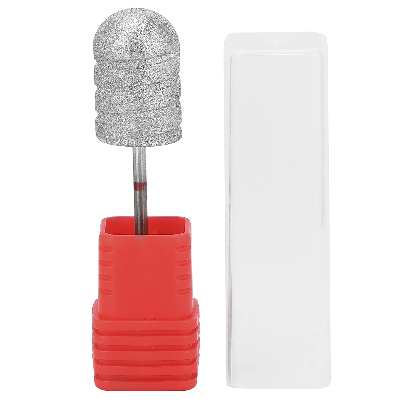 Stainless Steel Pedicure Nail Drill Bit Foot Dead Skin Removal Polishing Head Accessories, Remove Horniness, Wear‑Resistant, for Dead Skin on The Feet, Removing Hangnail, Calluses(B3F)