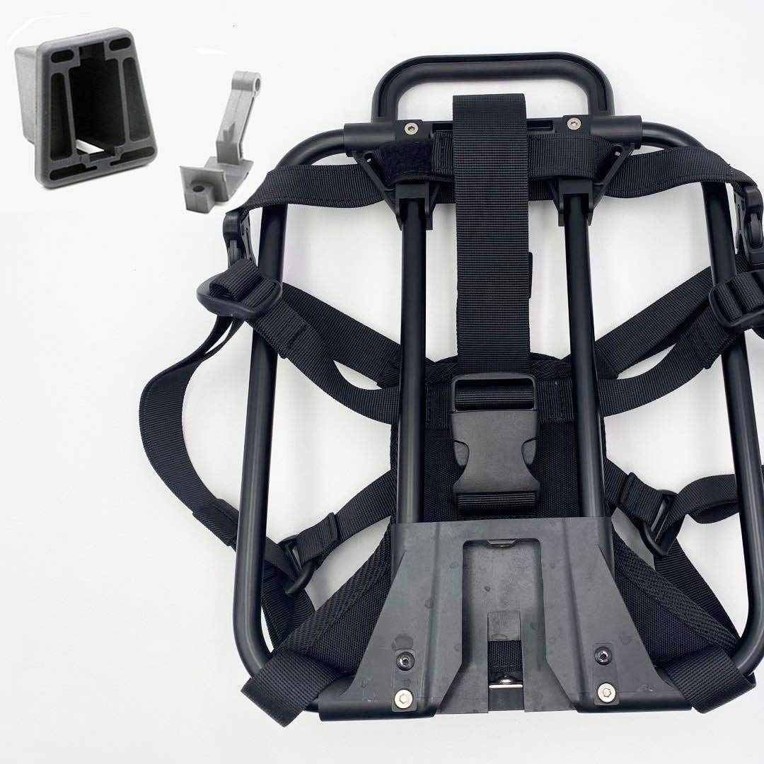 Trigo Bag Frame + Rack Pack Straps for BROMPTON (Convert your bag into Brompton luggage) (Frame + straps + front block)