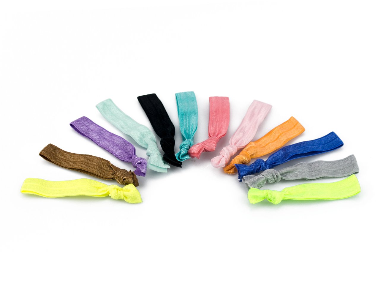 Amazon Com Bonamart 48 Pcs No Crease Elastic Hair Band Ponytail