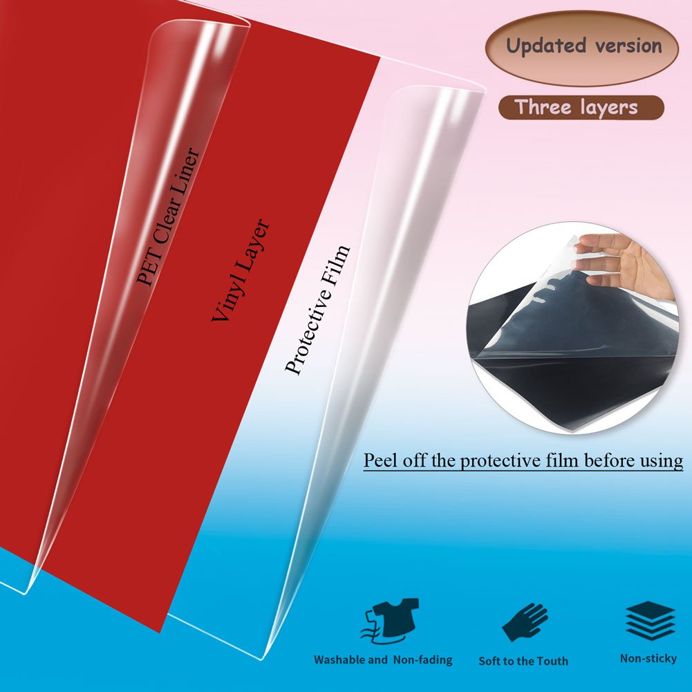 Heat Transfer Vinyl for T-Shirts 12x15\