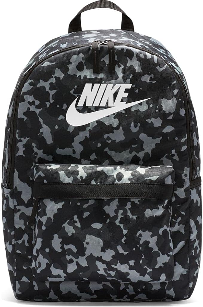 Nike Heritage Camo Rucksack Black / White Amazon.co.uk Clothing