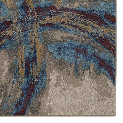 Luxe Weavers Lagos Collection 5570 Multi 8x10 Geometric Area Rug