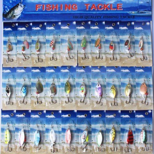 Topone new 30x new package assorted metal spinnerbaits …