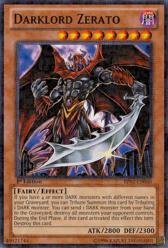 Yu-Gi-Oh! - Darklord Zerato (BP02-EN060) - Battle Pack 2: War of the Giants - 1st Edition - Mosaic Rare