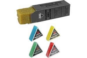 BLACK DIAMOND GRIP Black Diamond Skateboard Grip Tape Cleaner with Dime Bag Scented Curb Wax 4 Pack Multi - Fun Pocket Sized Skateboard Accessories - (Gum Stick for Cleaning Griptape, Wax for Grinding and Sliding)