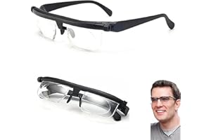 EXGYAN Flex Focal Adjustable Glasses, Flex Focus Adjustable Glasses Dial Vision, Focus Adjustable Glasses Dial Vision, Flexvision Adjustable Vision Glasses Near and Far Sight (1pcs)