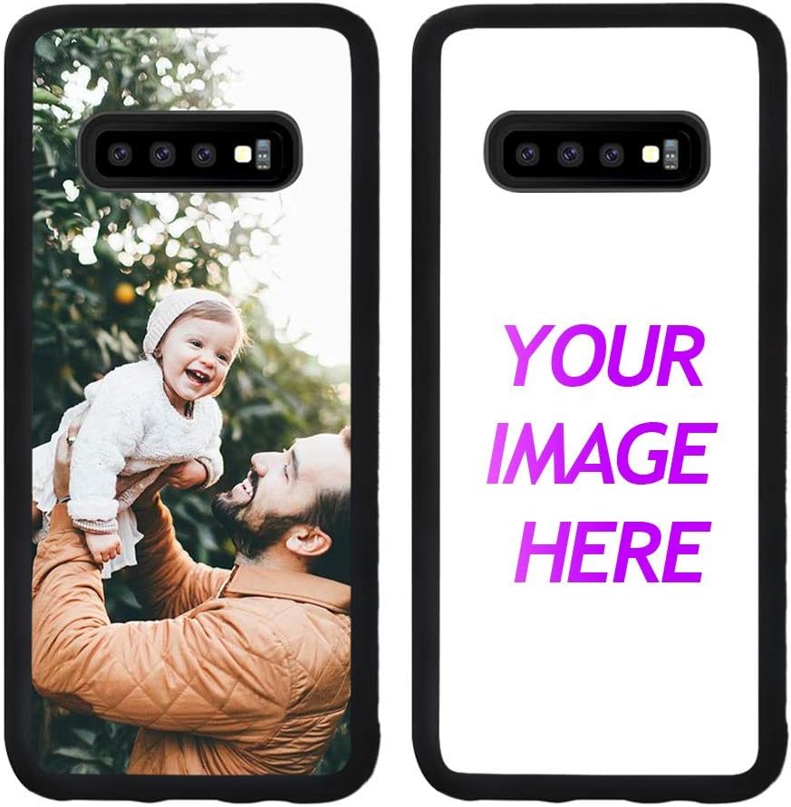 Customized Case for iPhone Xs Max Personalized Custom Picture Phone Case Customizable Slim Soft and Hard Tire Shockproof Protective Phone Cover Case Make Your Own Phone Case (Samsung Galaxy S10)