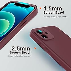 DEENAKIN Magnetic for iPhone 12 Case Silicone with