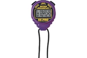 Accusplit AX725 Dual Line 16 Memory Pro Stopwatch (Purple)