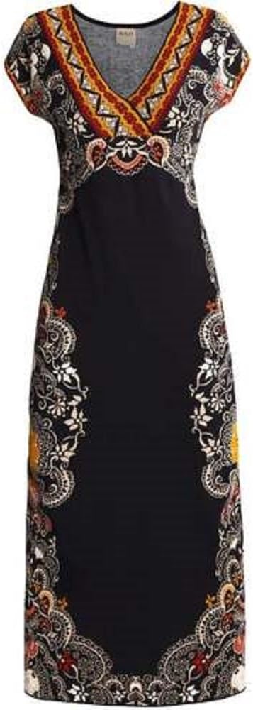IVKO Jacquard Long Dress Inatarsia Pattern, Anthracite